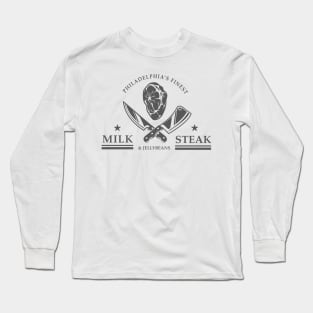 Philadelphia milk steak Long Sleeve T-Shirt